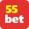 Logo Oficial 55BET - Plataforma Certificada de Jogos Online